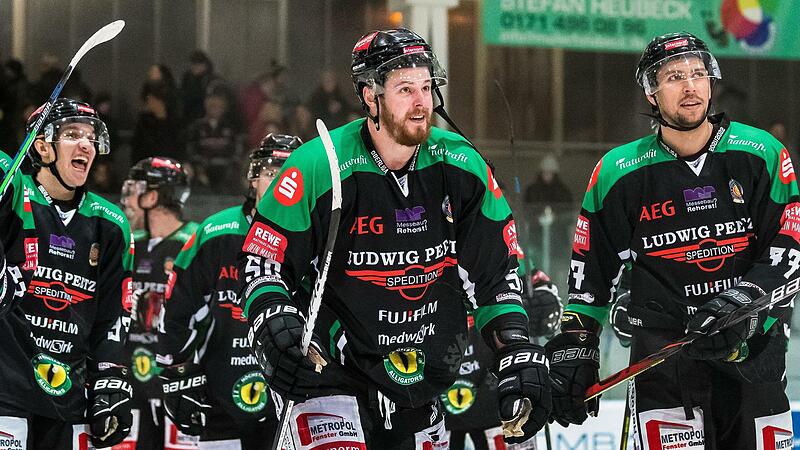 Dominik Zbaranski (links), Martin Kokes (Mitte), Michail Guft-Sokolov (links) und die H&ouml;chstadt Alligators haben einen weiteren Dreier geholt.
