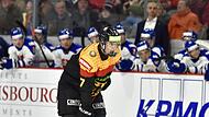 Hier noch im Trikot der deutschen U20-Nationalmannschaft, bald schon im Dress eines NHL-Vereins? Der Höchstadter Carlos Händel.