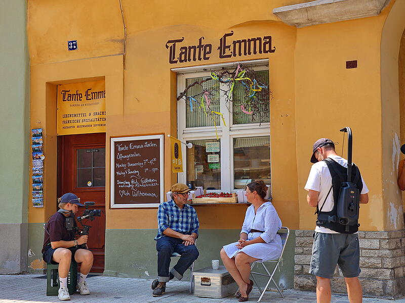 Tante Emma Laden Michelsberg Bamberg BR-Dreh Tante Emma Laden Michelsberg Bamberg BR-Dreh