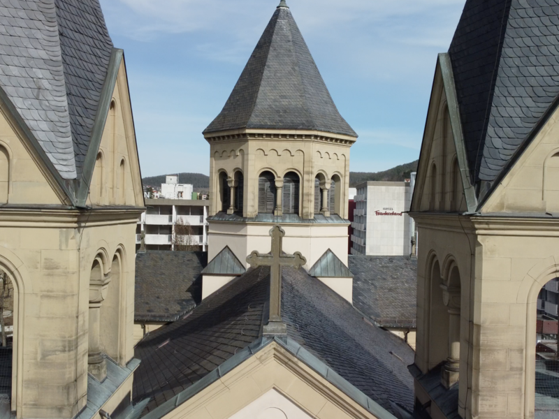 Die evangelische Erl&ouml;serkirche in Bad Kissingen