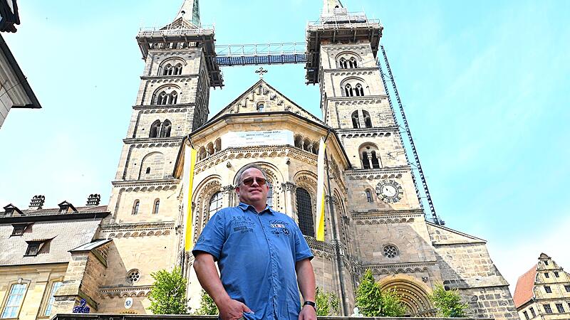 F&uuml;r Dombaumeister Ulrich F&ouml;rst ist dies die Baustelle seines Lebens: der Bamberger Dom.