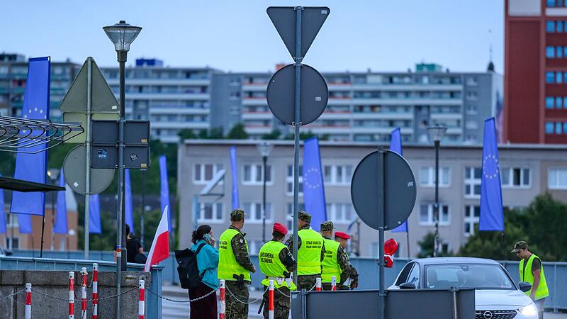 Kontrollen an der deutsch-polnischen Grenze