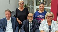 Der in seinem Amt bestätigte Bad Kissinger VdK-Ortsvorstand mit (von links) Schriftführer Thomas Menz, VdK-Kreisgeschäftsführerin und Wahlleiterin Michaela Metz, Ortsvorsitzender Helmut Beck, Kassiererin Marianne Wild und stellvertretende Ortsvors...