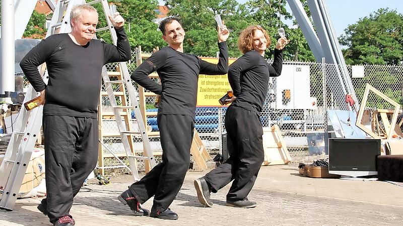 Dreimal Peer Gynt: (v. l.) Stephan Bach, Martin Habermeyer und Benjamin Bochmann