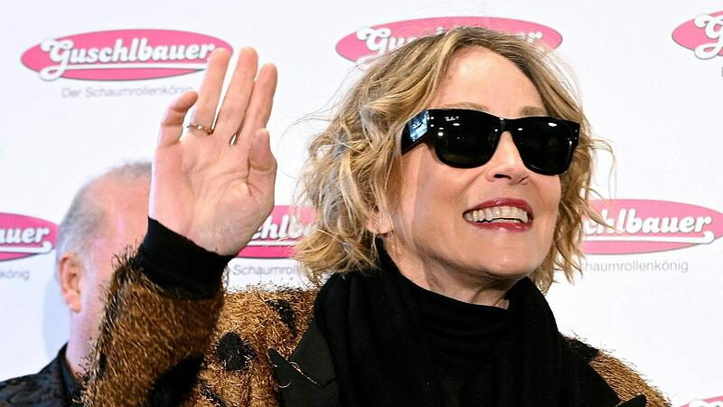 Pressekonferenz mit Schauspielerin Sharon Stone
