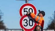 Zur&uuml;ck zu Tempo 30 am Mittleren Ring