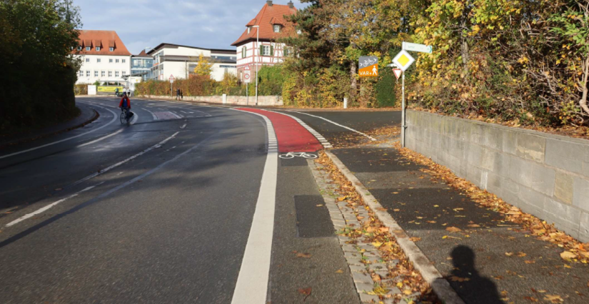 Radweg in Herzogenaurach Herzogenaurach hat ab sofort ein neues Radverkehrskonzept.