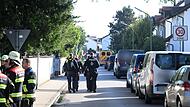 Brand in München - Großeinsatz von Polizei und Feuerwehr