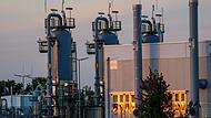 Die bundesdeutschen Gasspeicher sind geringer gefüllt als vor einem Jahr.