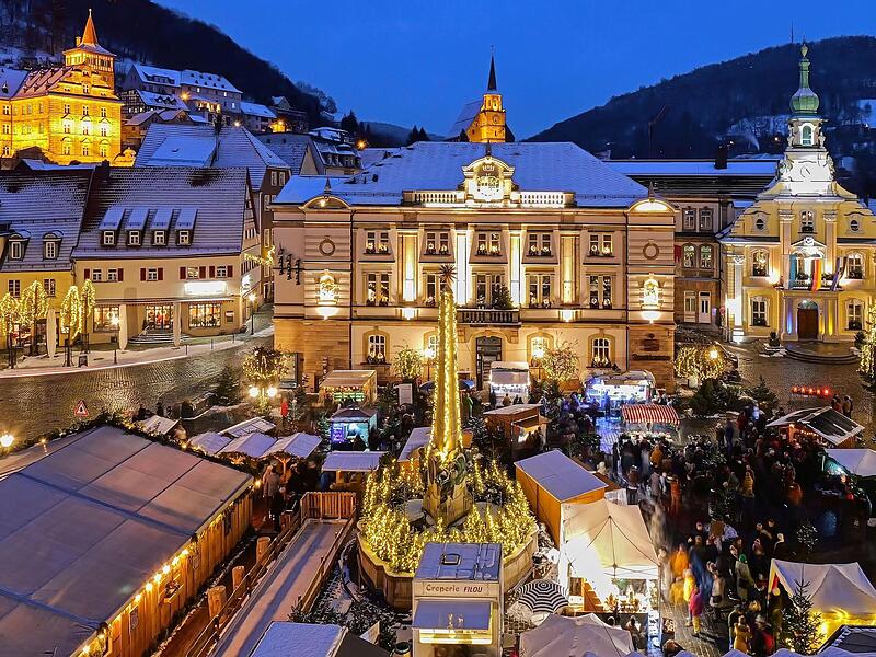 Der Weihnachtsmarkt lockte vergangenes Jahr viele Besucher in die Kulmbacher Altstadt.