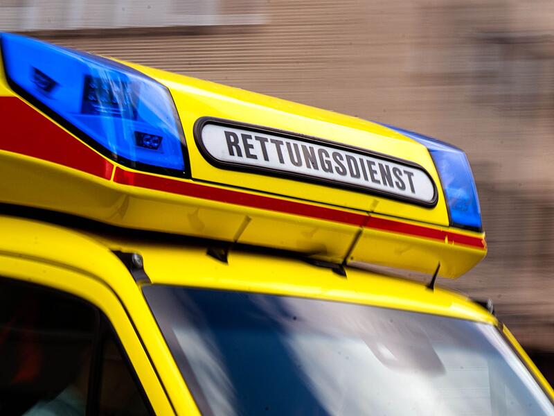 Rettungswagen im Einsatz