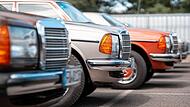 Der Mercedes W123 ist Kult - und am nächsten Wochenende verstärkt auf den Straßen im Landkreis Kitzingen zu sehen.