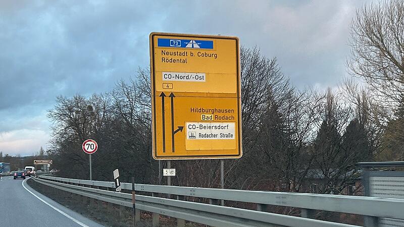 Bundesstraße 4 bei Coburg