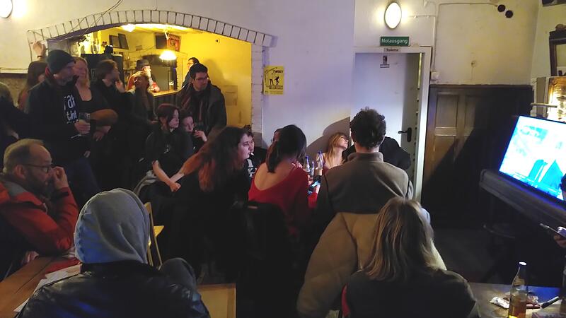 Die Linke Bamberg Wahlabend Bundestagswahl 2025