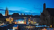 Ein Chor mit bis zu 10.000 Menschen soll zum Auftakt des 50. Bardentreffens auf dem N&uuml;rnberger Hauptmarkt auftreten.Uwe Niklas / Stadt N&uuml;rnberg