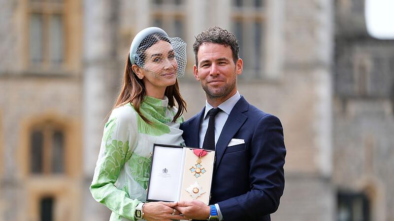Mark Cavendish mit Frau Peta