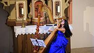 Mit der Harfenistin und Sopranistin Claraliz Mora hat der neue Kulturverein Musotopia eine vielseitige Künstlerin an einem wunderschönen Ort, der Schlosskapelle der Plassenburg, präsentiert.