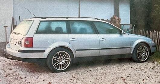 Die Polizei sucht nach diesem VW Passat.