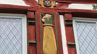 Der &bdquo;Mauerschei&szlig;er&ldquo; am Forchheimer Rathaus.Forchheim & Fr&auml;nkische Schweiz