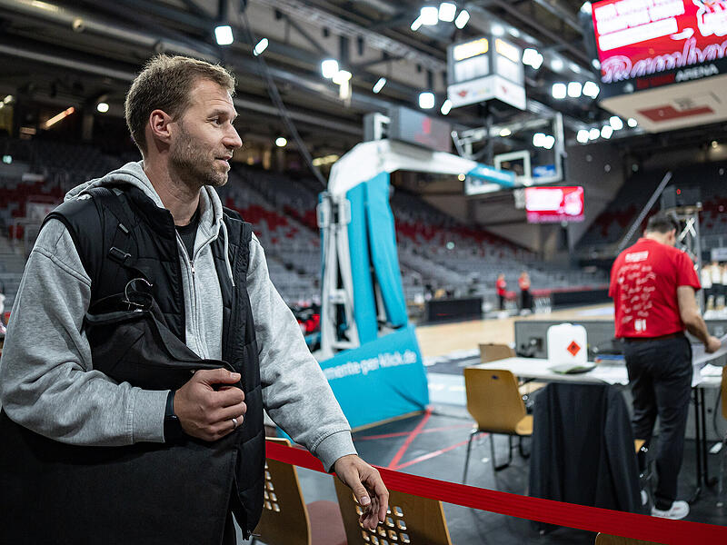Abschied aus Bamberg? Nach zwei Jahren bei den Baskets strebt Anton Gavel trotz laufenden Vertrags einen Wechsel zum FC Bayern M&uuml;nchen an.