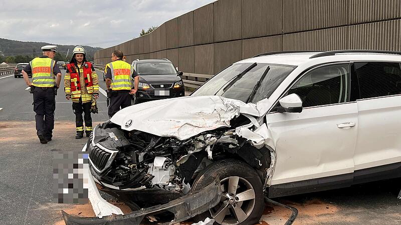 Am Stauende kam es zu einem weiteren Unfall.