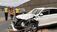Am Stauende kam es zu einem weiteren Unfall.