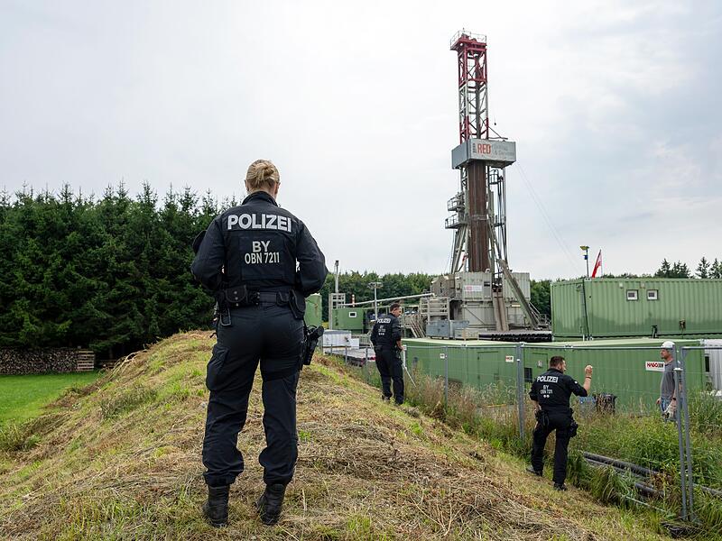 Umstrittene Gasbohrung in Bayern kommt voran.