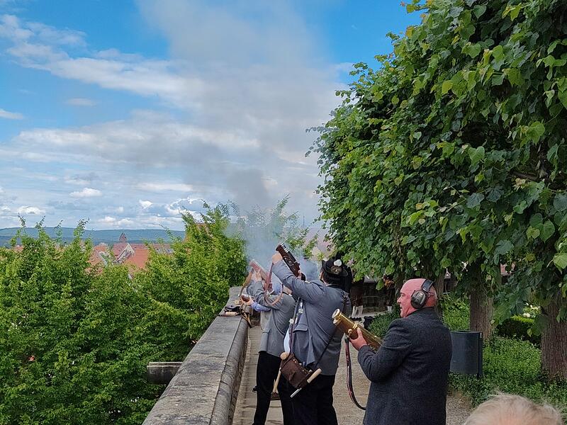 Er&ouml;ffnunq Sch&uuml;tzentag Bamberg Rosengarten