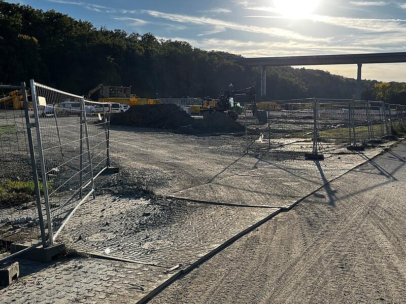 S&uuml;dlink-Baustelle bei M&uuml;nnerstadt