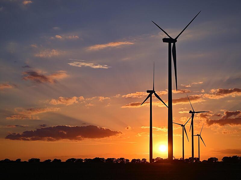 Auch im Landkreis Forchheim soll ein Windpark entstehen – wie hier in Brandenburg.Forchheim & Fränkische Schweiz