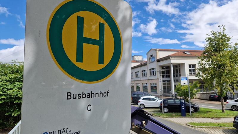 Ein Dreh- und Angelpunkt ist der Busbahnhof in Kronach.