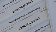 Zwischenzeugnisse in Bayern
