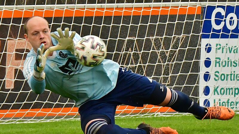 Der Lichtenfelser Torwart Niklas Weise trug mit seinen Paraden zuletzt wesentlich zur fünf Spiele dauernden Siegesserie seiner Mannschaft bei.