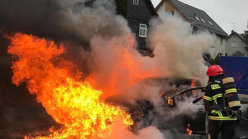 Die Feuerwehr im Landkreis Coburg ist stark.