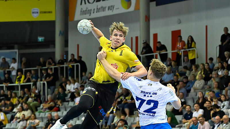 Pavels Valkovskis (hier im Heimspiel gegen Dessau) gl&auml;nzte in Bietigheim mit acht Treffern.