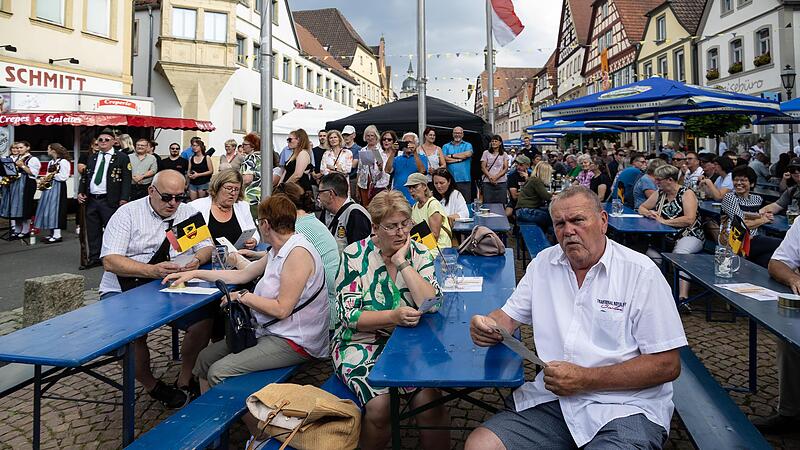 Ungewohnt beim Altstadtfest: Chorgesang aus vielen Kehlen