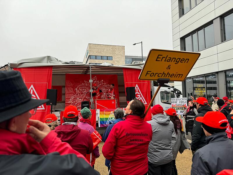 Tarifstreik in Erlangen