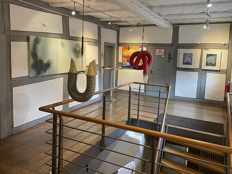 Verschiedenste Werke sind in der Ausstellung des Kunstvereins zu sehen.
