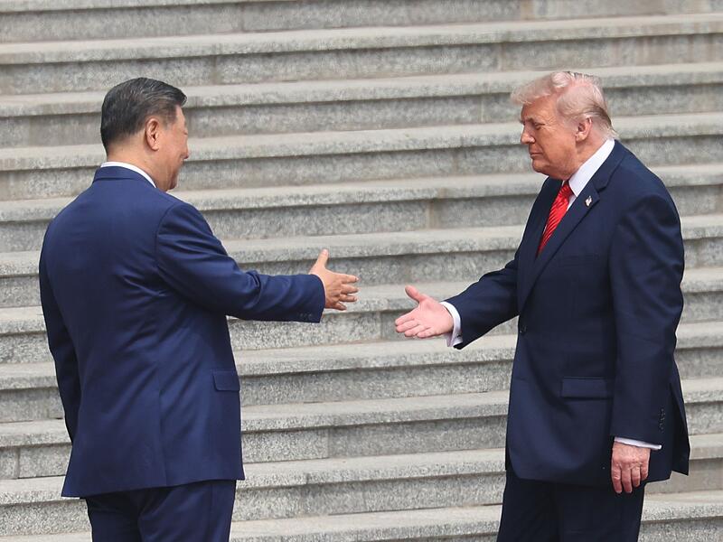 US-Präsident Trump in China US-Präsident Trump in China