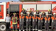Vordere Reihe (von links) KBM Andreas Kreß, 1. KDT Björn Fröhlich, Daniel Lutz, Jens Schaab, Nico Hergenröder, Louis Gerhard, Stefan Leitsch, Daniel Wolf, KBM Bastian Markert. Hintere Reihe (von links) Jan-Eric Schwab, Felix Mangold, Lars Schaab, ...