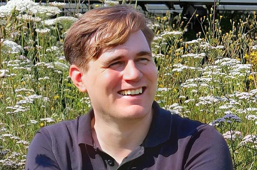 Investor Manuel Zeller Bosse  sieht durch das Solarpark-Projekt in Stadtsteinach Chancen für Kommune und Bürger.