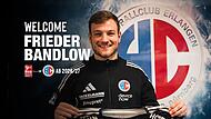 Frieder Bandlow spielt ab Sommer 2026 f&uuml;r den HC Erlangen in der Handball-Bundesliga.