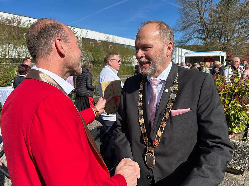 Verabschiedung von B&uuml;rgermeister Bernd Reisenweber in Ebersdorf bei Coburg