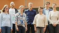 Von links nach rechts: Studienrätin Sandra Stadtmüller, Studienrat Andreas Triphan, Studienrätin Julia Brehm, Oberstudienrat Stefan Hüller, Studienrätin Katharina Petzoldt, Studienrätin Bettina Mehn (und Schulleiter Peter Rottmann, 2. Reihe).