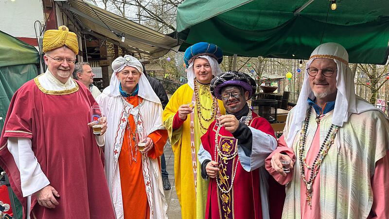 Forchheimer Sternsinger auf dem Schindlerkeller