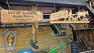 Otto Zenk hat das kleine Hofmuseum in Kersbach mit viel Herzblut zusammengestellt.