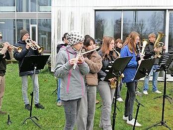 Die Musikgruppe B&ouml;hmix umrahmte die Feier musikalisch.
