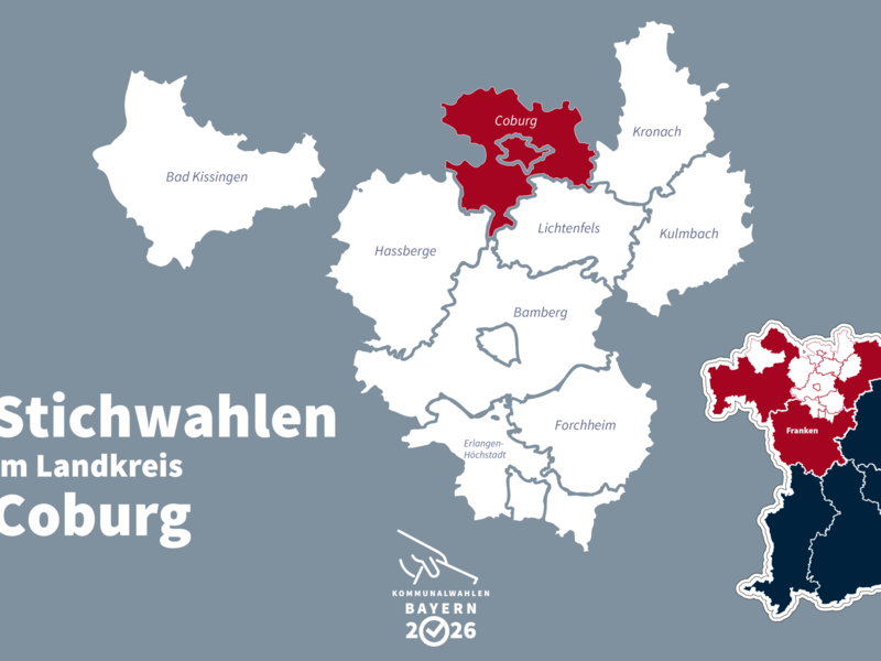 Kommunalwahl 2026: Stichwahlen in Coburg