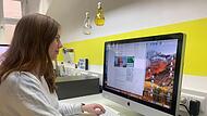 Vanessa Geiling erstellt die Datensätze für ThüCAT, hier beispielsweise zum Jörgentor. Am Ende sollen es 400 bis 500 Einträge sein, die auch auf einer Webseite der Stadt ausgespielt werden. Vanessa Geiling erstellt die Datensätze für ThüCAT, hier beispielsweise zum Jörgentor. Am Ende sollen es 400 bis 500 Einträge sein, die auch auf einer Webseite der Stadt ausgespielt werden.