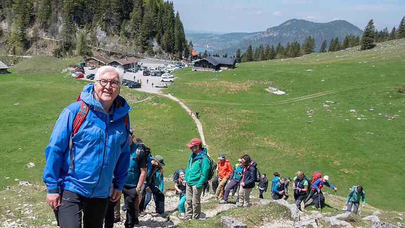Bundespr&auml;sident Steinmeier wandert mit DAV